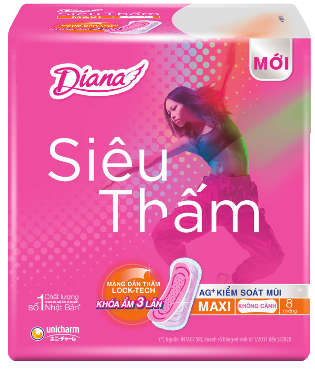 Diana Siêu Thấm Maxi Không Cánh